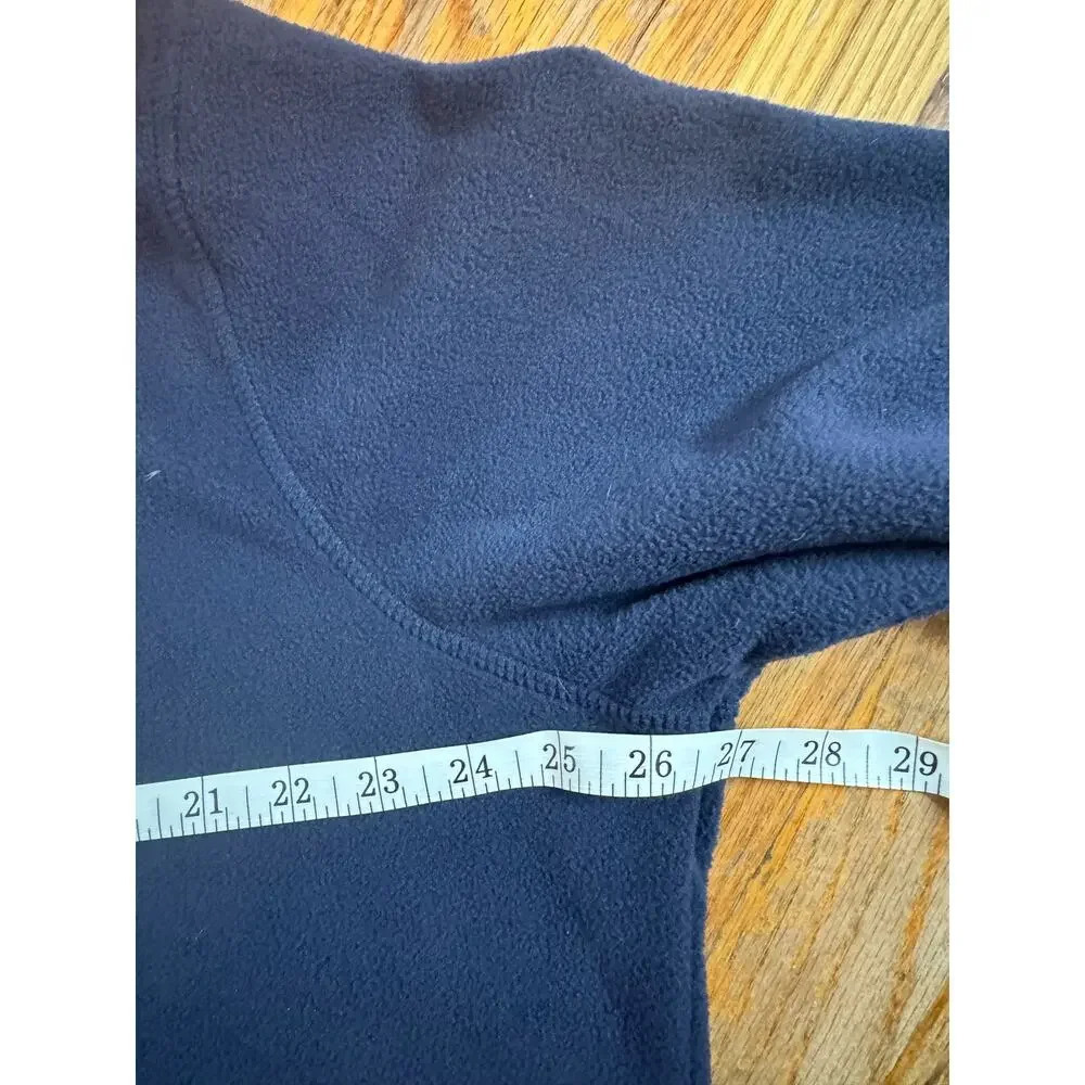 Anthology Unisex Navy Full‎ Zip Fleece Jacket Sweater Sz 16/18 - Picture 7 of 14